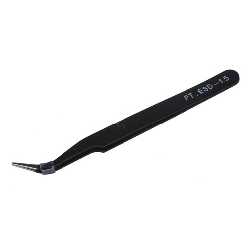 3X Pince A Pointe Coubee Anti-Statique Noir 2
