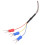 2X 0-400C PT100 Type 5mm x 50mm Temperature Controller Thermocouple Probe 2 Meters 3