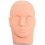 Mannequin Flat  Silicone Practice False Eyelash Extensions Makeup Model Massage Training 2