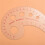 3X 11.8 Pollice Long Comma Forma di Plastica Trasparente Francese Curvo Righello Scanalata 5