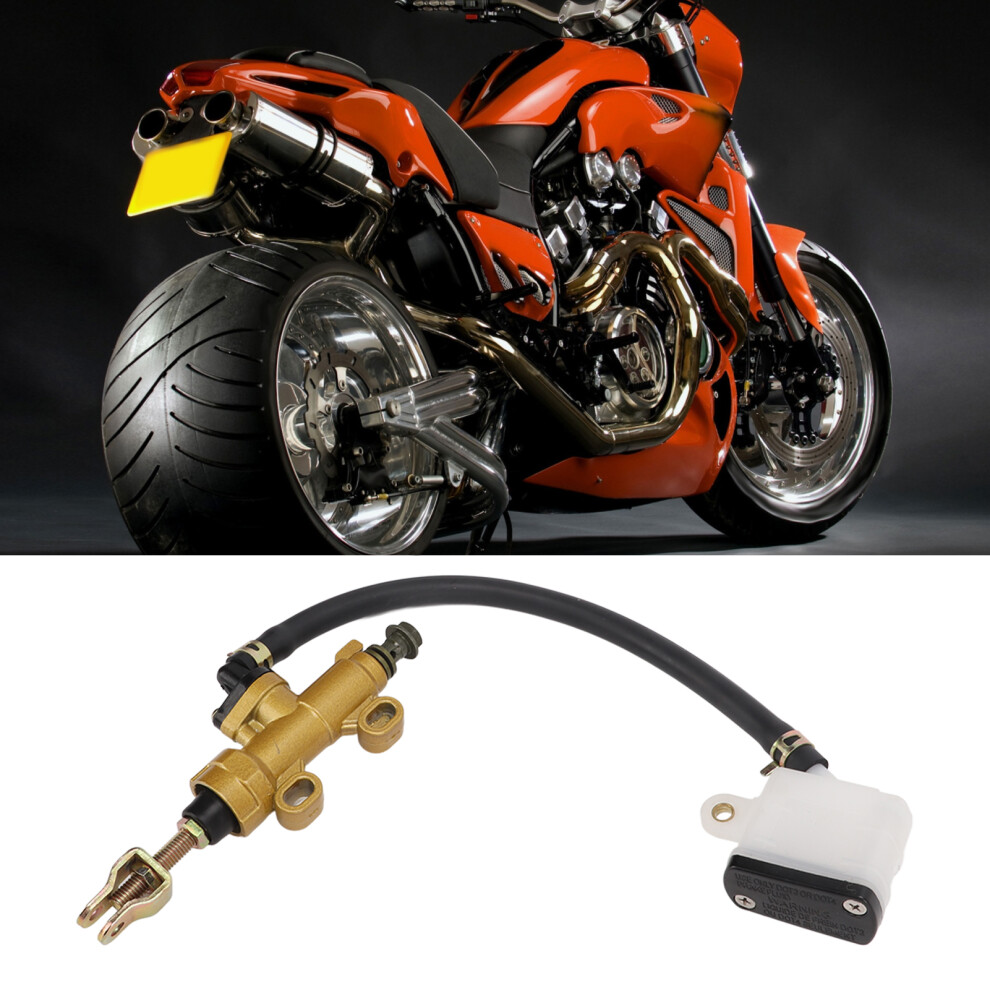 Universal Motorcycle Rear Brake Pump Master Cylinder Kit With Reservoir 8391390494718