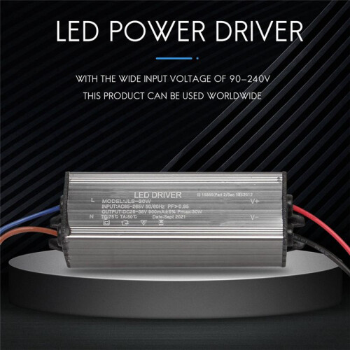 3X 30W LED Driver Constant Current Driver Power Supply Transformer Waterproof 1