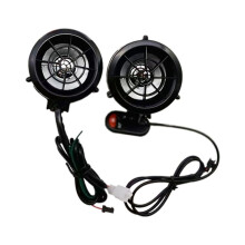 Motorcycle Sound System Colorful Flashing Lights MP3 FM Radio Player Stereo Speakers Music Amplifier