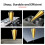 Step Drill Bit Set, 3Pcs Titanium Step Drill Bits, Metric 4mm to 32mm Drill Cone Bits for Metal, Wood, PVC A 5