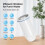 For ZeroWater ZR-001 Kettle Filter Z043 Filter Element Activated Carbon Filter Element Replacement Parts 3pcs 3