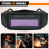 Welding Glasses Automatic Dimming  Protective Glasses Burning Arc Welding Face Electric Welding Mask Goggles 4