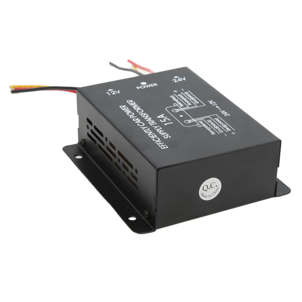 24V To 12V Converter 15A Short Circuit Protection For Car Bus Truck 9471390495089