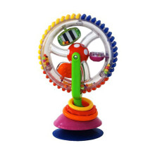 Baby Chair Toy with Secure Suction Base, Interactive Rotating Ferris Wheel Rattle for Infants