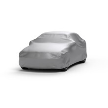 Weatherproof Car Cover for MercedesBenz SClass 20212024 Sedan, All‑Weather Protection, Fleece Lined, Silver Gray