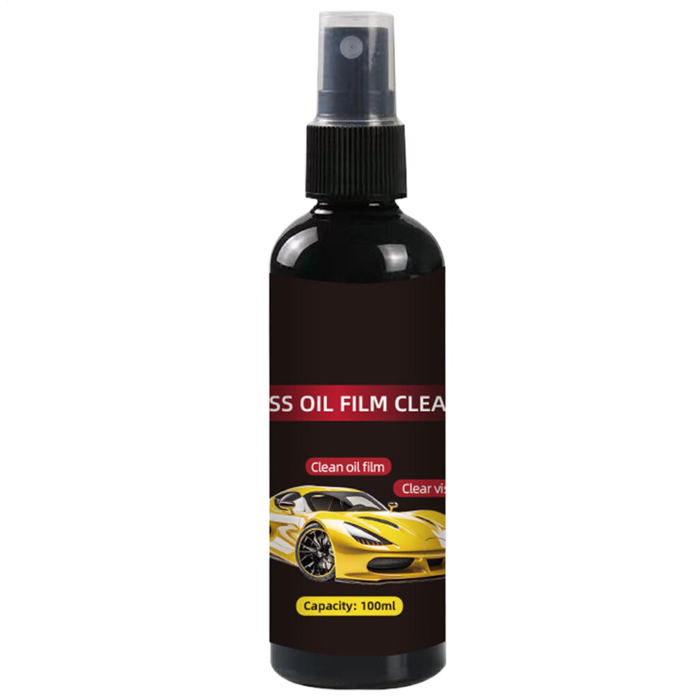 Glass Cleaner Spray 100Ml Fastacting Oil Removal For Car Windshield And Windows Crystalclear Visibility 9073542687139