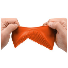 4X Oven  Mitts Silicone Heat Resistant Anti-Scald Gloves for Cooking, Pot Holder and Potholders Orange