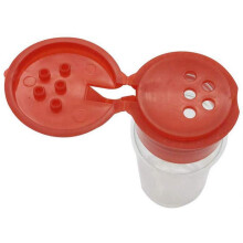 Ensemble de 100 Bouteilles D'épices En Plastique Vides pour Le Stockage de L'Assaisonnement pour Barbecue, Sel, Poivre, Etc. 100 Ml / 3,3 Oz, Rouge