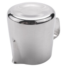2X Brocca per Latte Brocca per Latte in Acciaio Inox Brocca per Montalatte Coffee Latte Brocca per Latte Latte Art (200Ml)