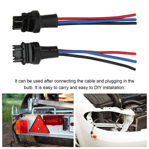 3157 Plug Harness for Vehicles, 10A, 9~32V, ABS Material 2