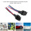 3157 Plug Harness for Vehicles, 10A, 9~32V, ABS Material 10