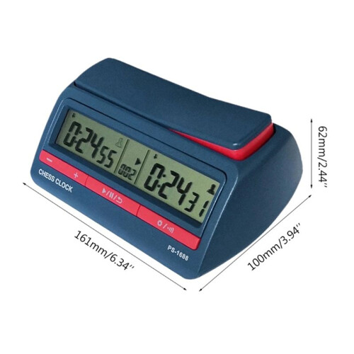 2X Advanced Chess Digital Timer Chess Clock Count  Down Board Game Clock 2
