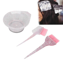 Pinkes Haarfärbebürsten-Set 3 Stück für professionelle und häusliche Friseurbedürfnisse