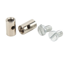 6mm Metallischer Bremsschlauchnippel, robust, lötfrei, Endstück für Fahrräder & Kraftfahrzeuge