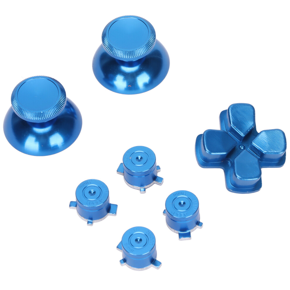 Aluminum Alloy Ps5 Controller Buttons Abxy & Joystick Blue 5011390495838
