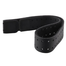4 Stuks Verstelbare en Ademende Vervangende Armband Zachte Band voor Hartslagmeter - Wahoo (Zwart)