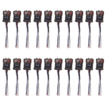20X High Level Speaker Signal to Low Level RCA Adapter Car Audio High to Low Subwoofer Audio Converter