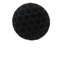 5 Inch Black Car Polishing Pad, Hexagonal Foam Sponge for Wax and Gentle Vehicle Detailing