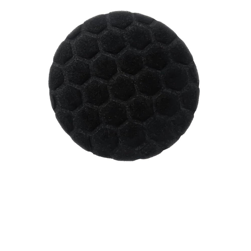 5 Inch Car Polishing Pad, Hexagonal Foam Sponge For Wax And Gentle Vehicle Detailing Black 9330225963585