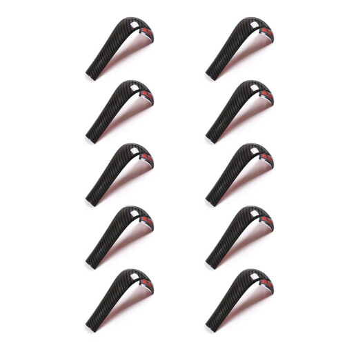 10X Carbon Fiber Shift Handle Cover for  5 Series E60 X3 E83 6 Series E63 X5 E53