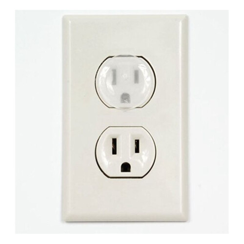 Outlet Plug Covers (96 Pack) Clear Child Proof Electrical Protector Safety Caps
