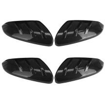 2X Cubierta de Espejo Retrovisor Lateral de Coche de Fibra de Carbono para 2016-2020 Cubierta de Espejo de Puerta