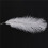 100 Pieces White Natural Ostrich Feather 20-25cm Wedding DIY 3