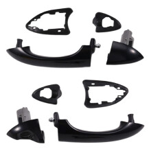 Front Left+Right Exterior Door Handle for X5 E53 2000-2006 Outer Door Handle 51218243617 51218243618 RHD