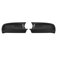 1Pair Car Rearview Side Mirror Cover Sticker Wing Cap Exterior Door Case Trim for 4 MK4 1998-2002 B