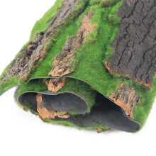 3X Simulation Arbre ÉCorce Maison ÉGout Décoration Faux Arbre ÉCorce Vert Mousse Décoration de Mariage Herbe Mur Plantes Artificielles-B