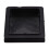 100mm x 100mm Plastic Ribbed Square End Caps Cover Tube Inserts 8 Pcs 4