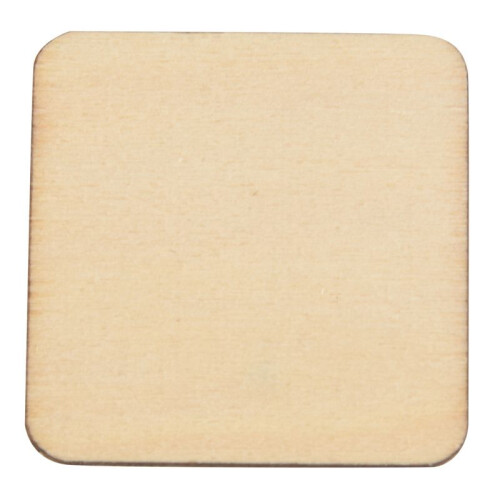 200 DIY Square Decorative Wood Slices 1