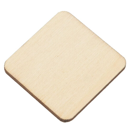 200 DIY Square Decorative Wood Slices 2