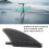 Durable PVC Surfboard Fin for Longboard 1