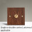 Retro Wall Light Toggle  250V Single and Double Toggle  Retro Walnut Wood Wall Mount Panel with Brass Screw 6