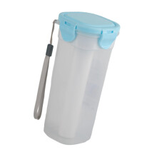 Clear Sports Water Bottle 550ml Travel Water Cup Outdoor-Blue