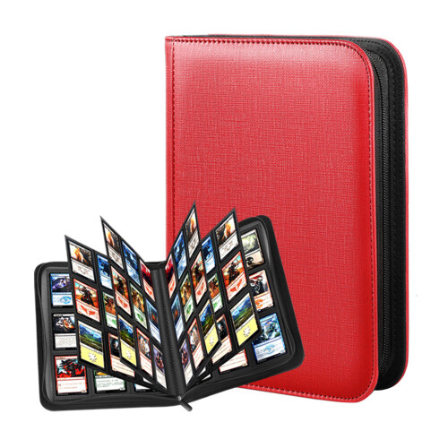 Protective 9 Space Closed Storage Book Perfect For Small-Red