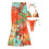 Fashionable Swimsuit Set Polyester Separate Top Bottom-color M 1
