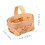 48Pcs Wood Chip  Baskets Manual Woven Baskets Ornaments Candy Storage Box 10