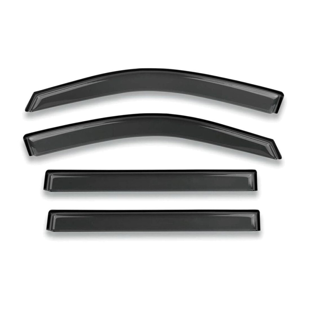 Smoke Window Visors Rain Guards For Escalade Esv Suburban Yukon Xl 2015Â2020, TapeâOn Acrylic Vent Deflectors Dark 9330225963721