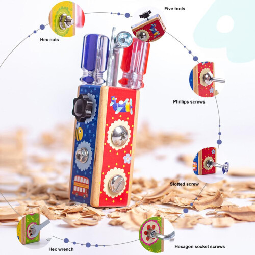 Holz-Schraubendreher-Set für Kinder