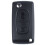 2X Flip Replacement Remote Car Key Case Shell for  C2 C3 C4 C5 C6 C8 2 Buttons Black 6