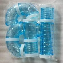 2 set Hamster Tubes, Adventure External Pipe Set Hamster Cage Toys to Expand Space DIY Connection Tunnel