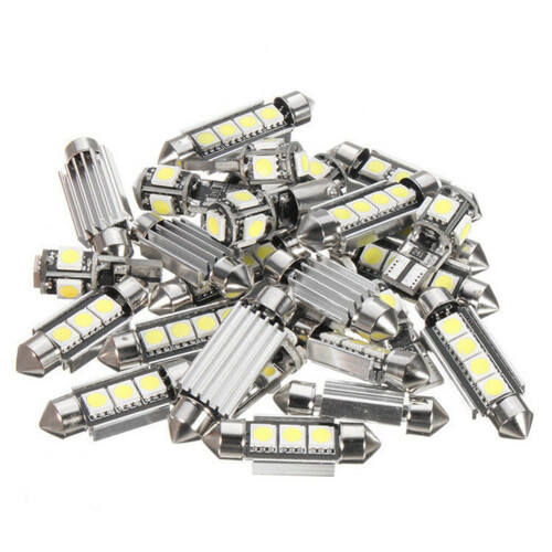 54Pcs White In-Car LED Light Kit for - E-Class W211 2002-2008 1