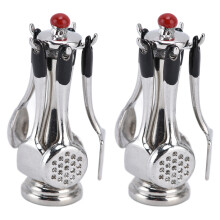 Dollhouse Kitchen Accessories Alloy Miniature Cooking Utensils for 3+