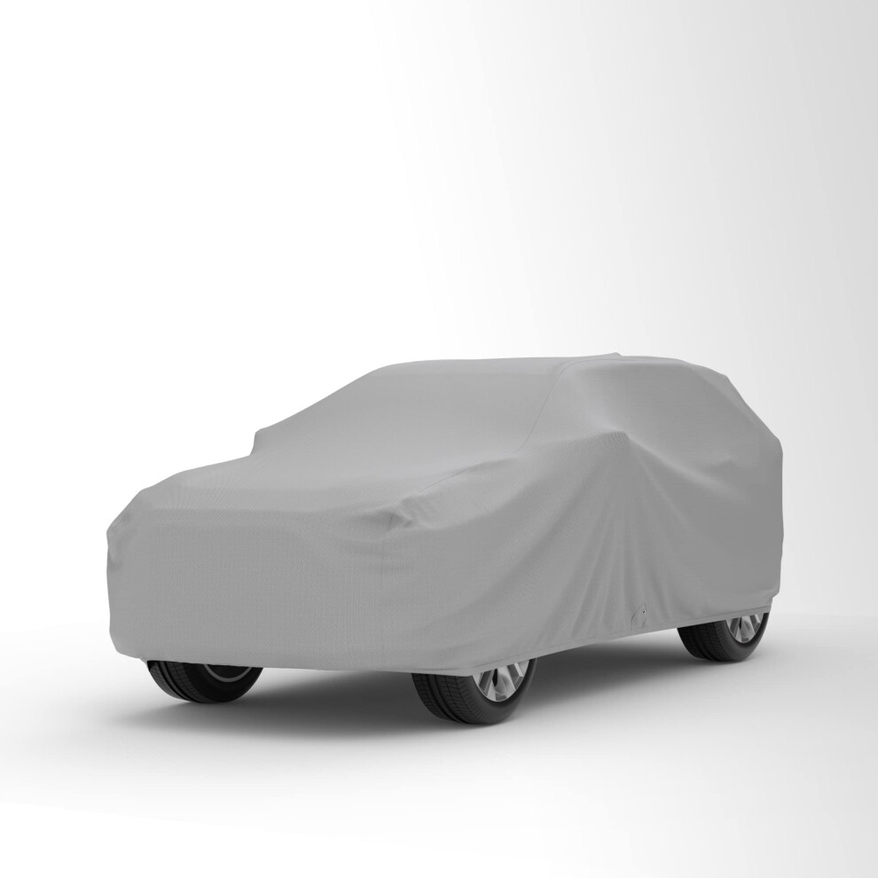 Waterproof Suv Car Cover For Volvo C40 20212024, Allweather Uv Protection With Fleece Lining Silver/Gray 9771547547976
